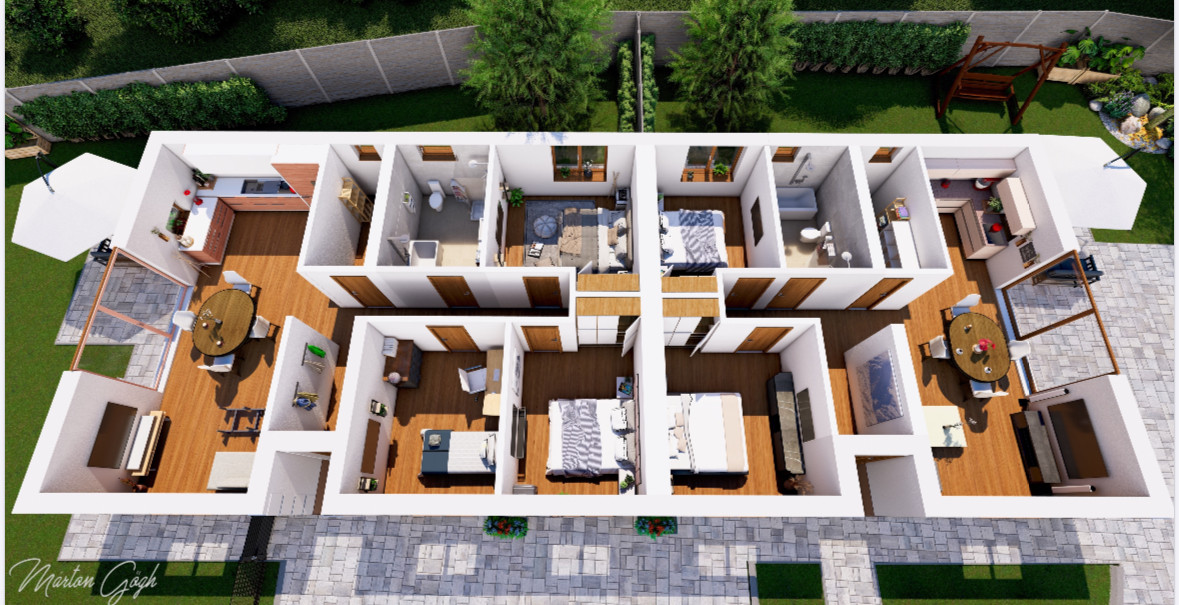 Z poverenia majiteľa ponúkame  4-izbové domy vo Vlčanoch