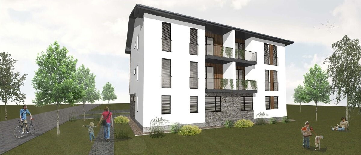 Na predaj stavebný pozemok 1800 m2 pre bytový dom Veľké Ludince