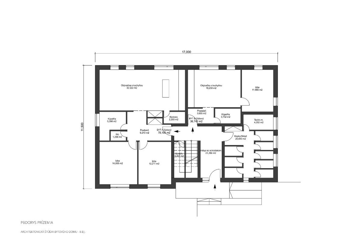 Na predaj stavebný pozemok 1800 m2 pre bytový dom Veľké Ludince