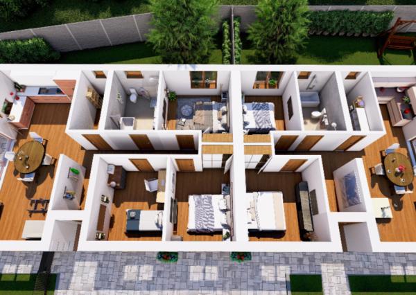 Z poverenia majiteľa ponúkame 3 - izbovú novostavbu vo Vlčanoch