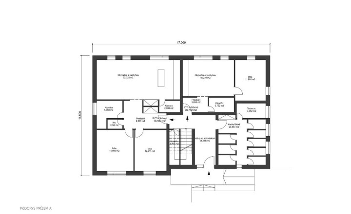 Na predaj stavebný pozemok 1800 m2 pre bytový dom Veľké Ludince - fotografia 3
